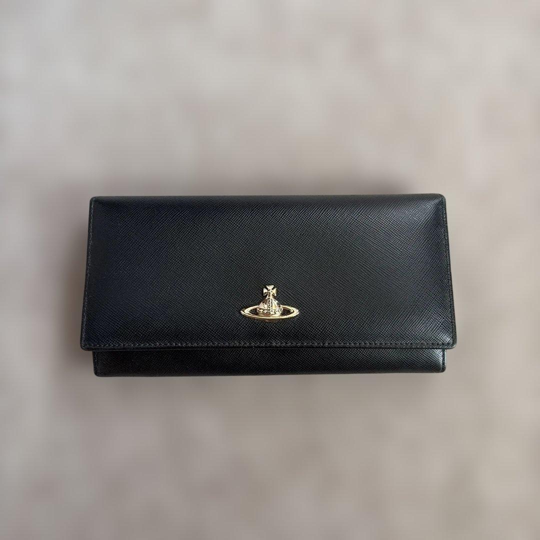 Vivienne Westwood — portefeuille long noir — photo 1