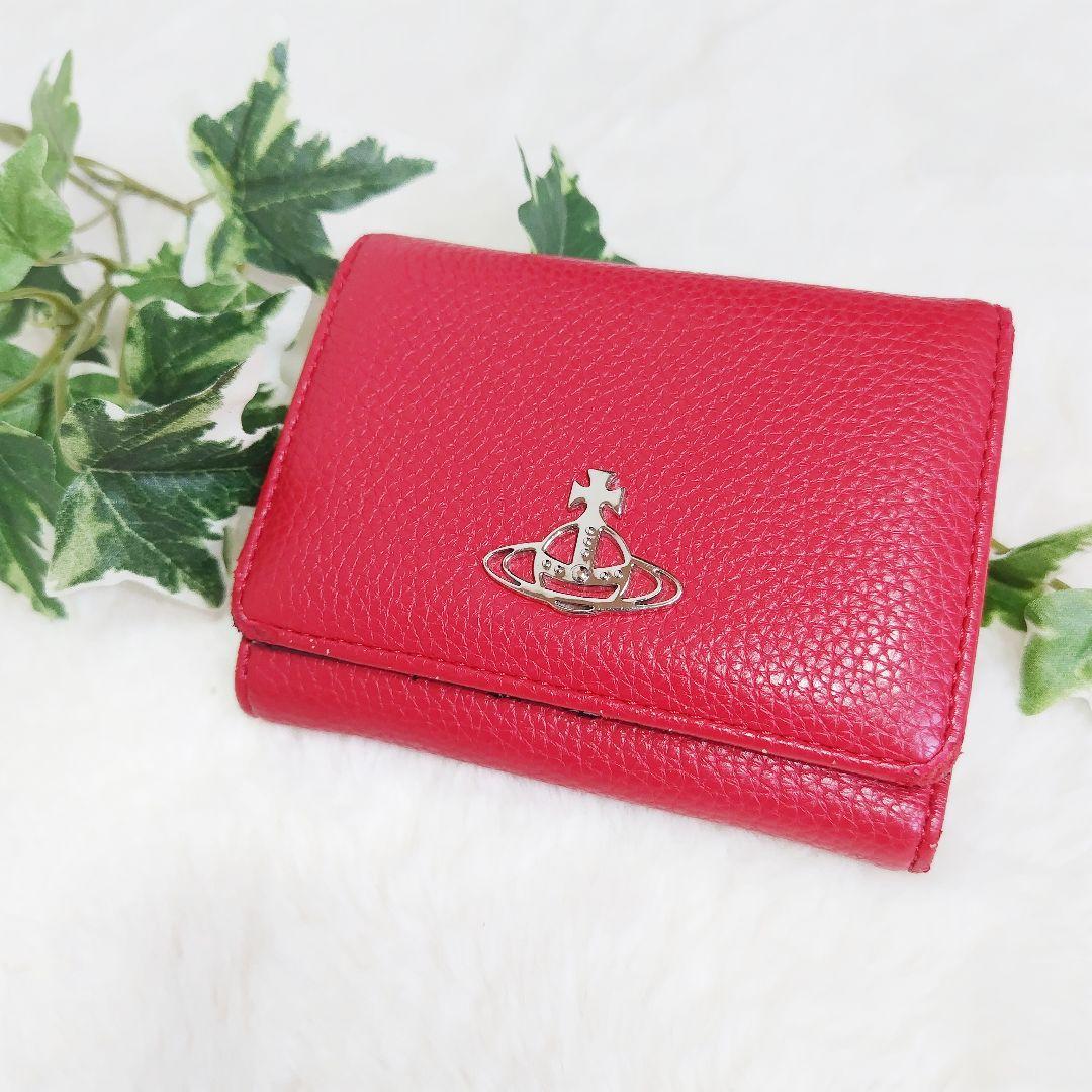 Vivienne Westwood — portefeuille compact rouge — photo 1